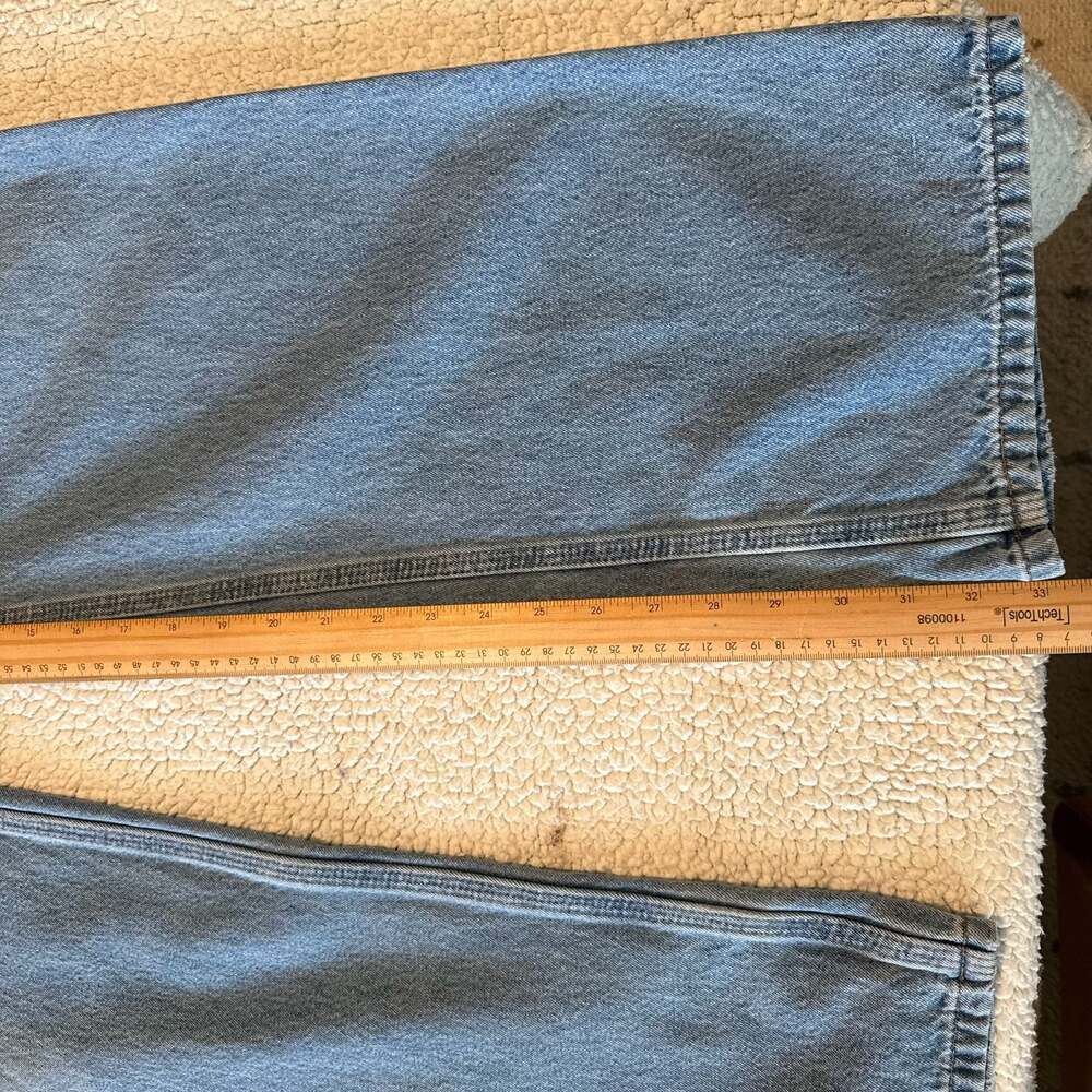 Carhartt B13STW Loose Fit Washed Denim Dungaree Jeans 36x34 - Picture 5 of 5